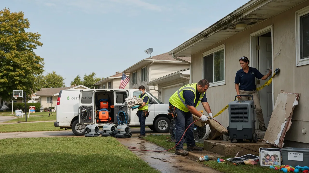 Water Damage Restoration in New Paris, PA near me